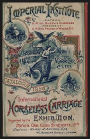 Motor-Car Club Horseless Carriage Exhib London Motor Show 1896.jpg